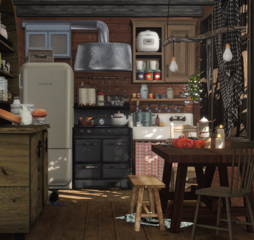 something-wicked-sims - rustic cabin - redux