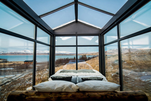 Sleep Under the Northern Lights at Iceland’s Panorama Glass Lodge