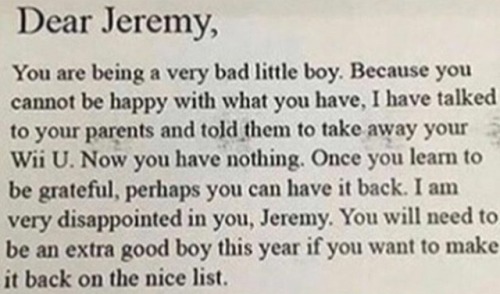 Oh Jeremy. 