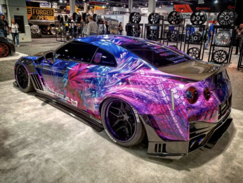(via Modified Nissan GTR Wrapped by Color Bomb Wraps)