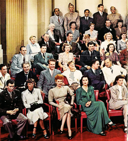 hollywoodlady - A group photograph of MGM’s stars and starlets...