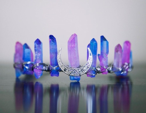 sosuperawesome - Crystal Crowns by Luna Corvus Art on Etsy