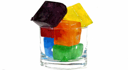 Image result for colored ice cubes gif