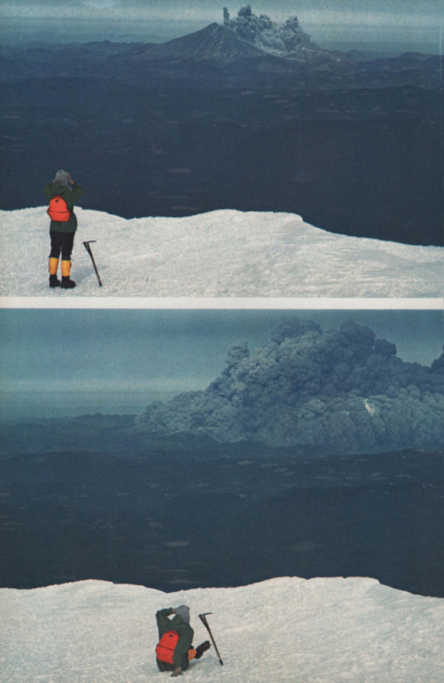 historicaltimes - 1980 Eruption of Mt. Saint Helens as viewed by...