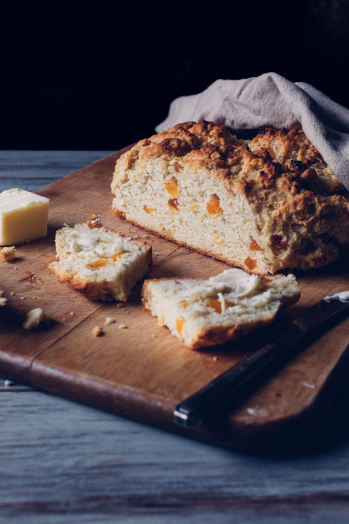 sweetoothgirl:Irish Soda Bread with Dried Apricots