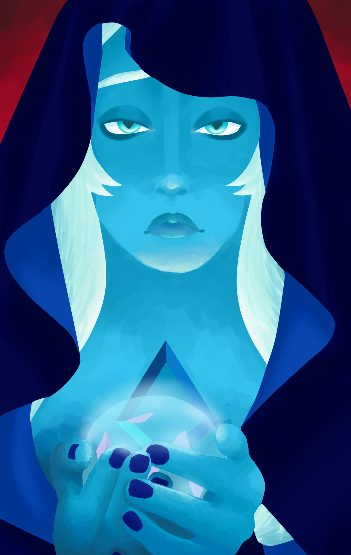 I did Pink Diamond, so why not continue? Here is the lustrous Blue Diamond