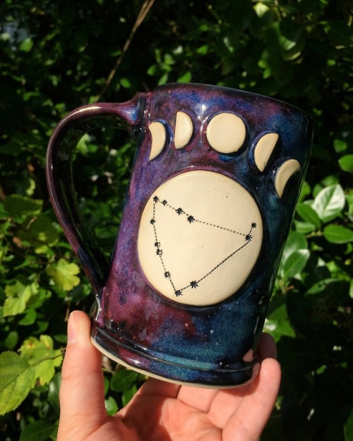 sosuperawesome - Zodiac Constellation MugsDirt Works Ceramic...