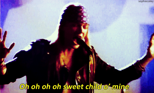 Image result for Sweet Child O mine gif