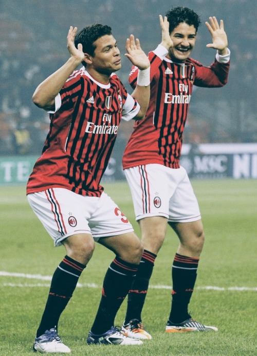greatsofthegame - Thiago Silva and Alexandre Pato 2011Thiago...