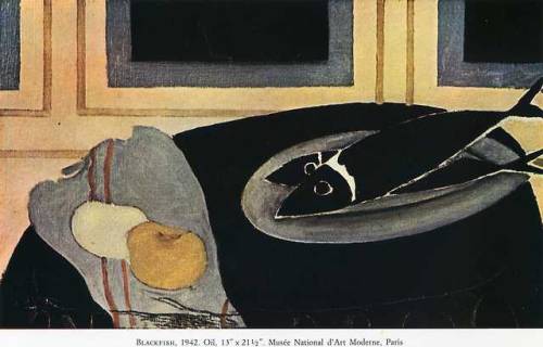 expressionism-art - The Black Fish, 1942, Georges BraqueSize - ...