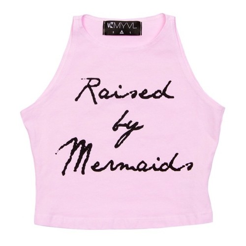 myvl:Our “Raised by Mermaids” Sleeveless Crop is finally back...