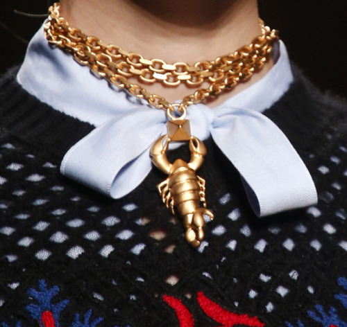 stopdropandvogue - Astrological necklaces at Valentino...
