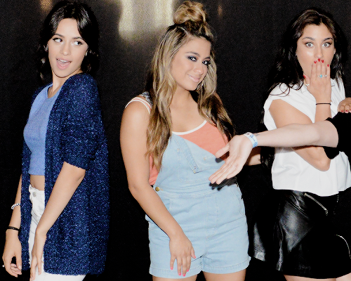 skinnymani - Camila, Ally and Lauren at the Meet & Greet —...