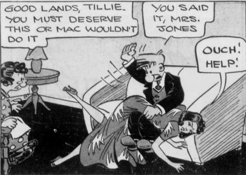 patriarchsthings - From April, 1938.  Our Sunday Spanking Strip...