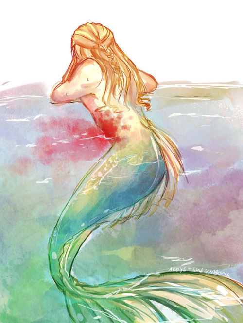adylainne - Barduil - Mermaid AU- Chibi doodles - “ Lyrical...