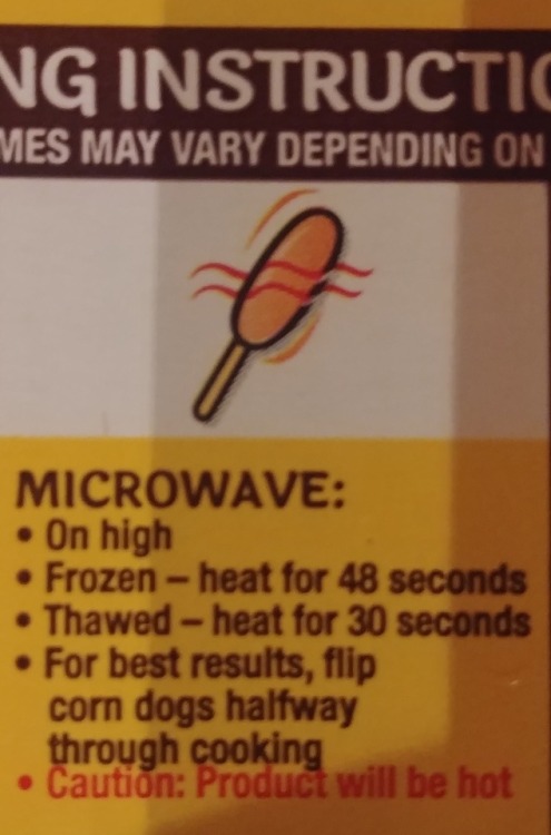 You: Hey Joe, how long are you going to microwave that frozen...