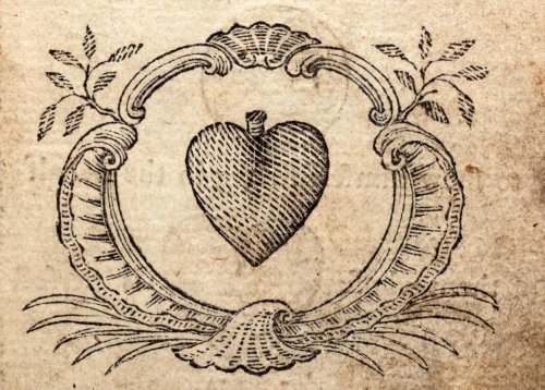michaelmoonsbookshop - Heart; Love18th century wood...