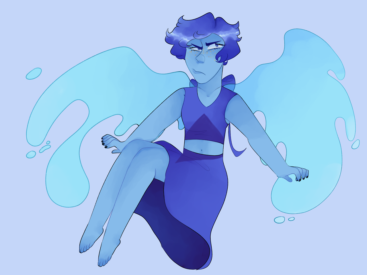 I haven’t drawn lapis in forever