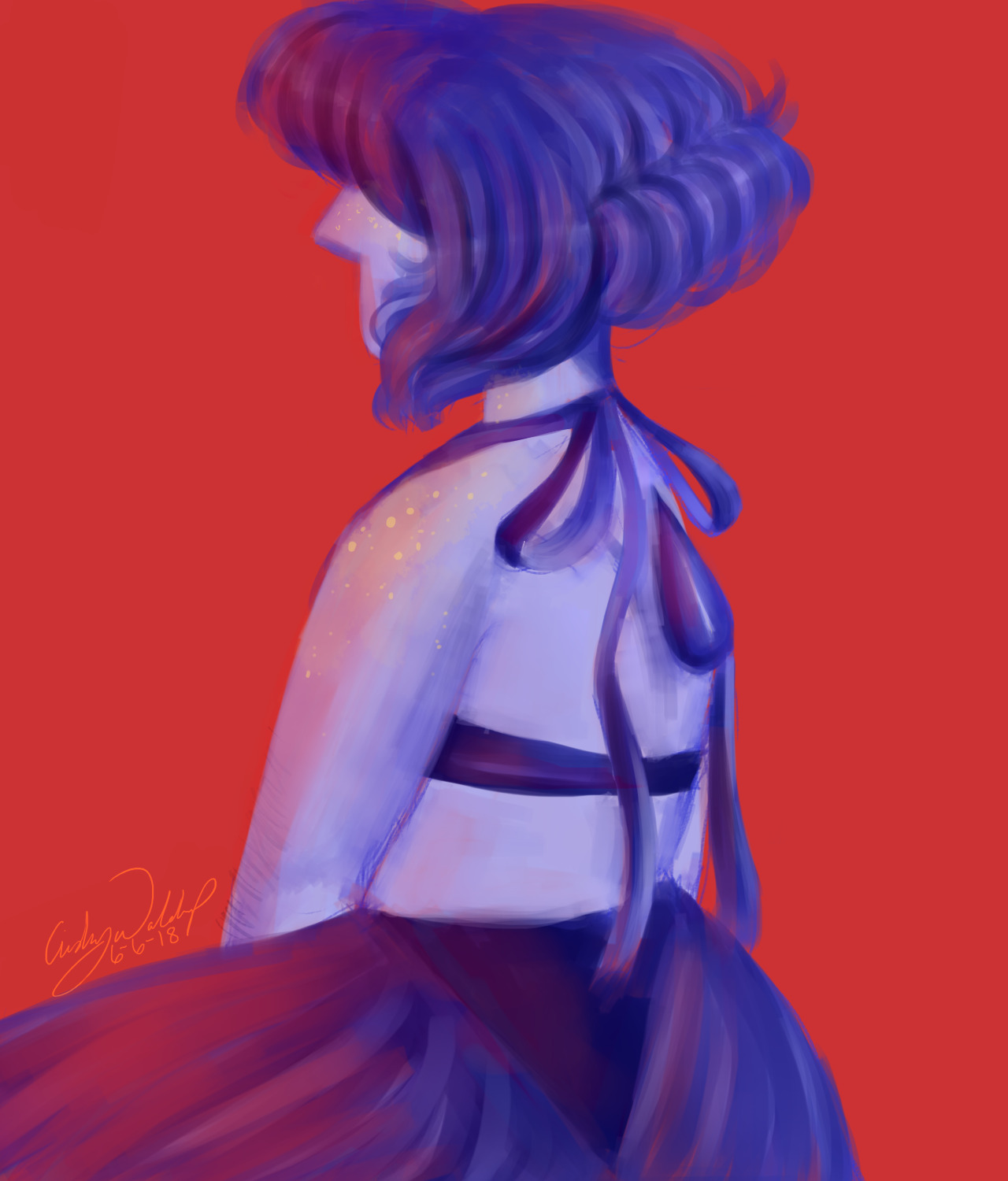 Hey Remember That One Scene Where Lapis Had Really Cool Red Lighting? yeah me too