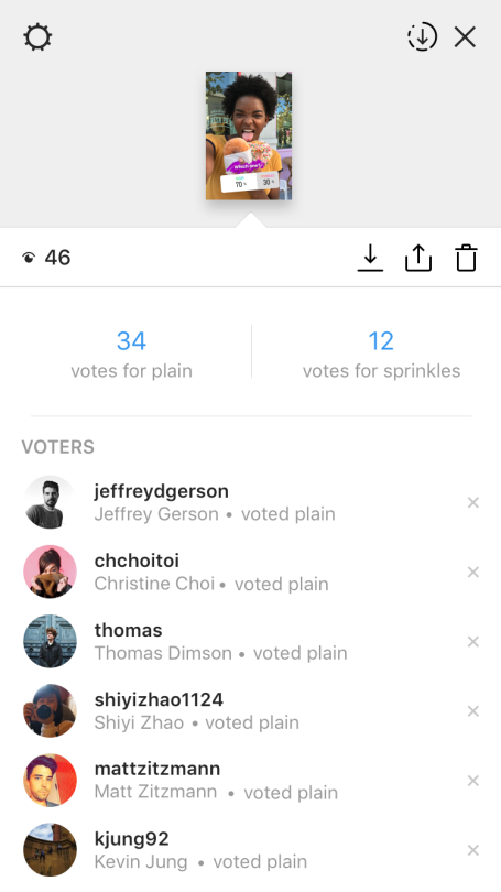 Create Poll from your Instagram Stories