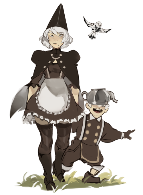 velocesmells:Nier the garden wall. or something like that