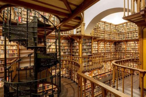 steampunktendencies - The abbey’s library of Maria Laach