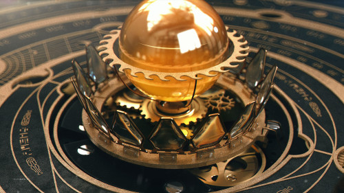 steampunktendencies:Steampunk Astrolabe Table with Ui by Davison...