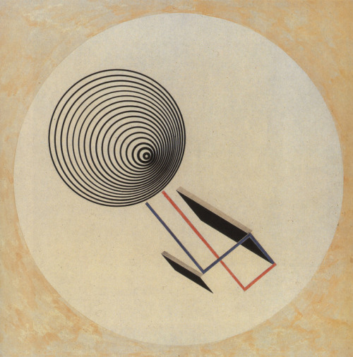 last-picture-show - El Lissitzky, Proun 93, Free-Floating Spiral