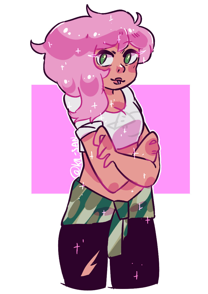 aut2imagineart said: Can you draw either Mystery Girl or Pink Diamond (or both) from Steven Universe? Answer: There she is !! ^^ i think there’s a theory that points out that she’s named Sabina ???