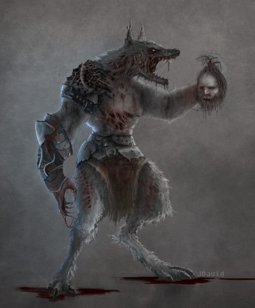 morbidfantasy21 - Wolf Zombie by DavidSuarez