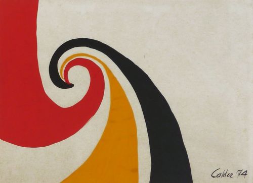 nobrashfestivity:Alexander Calder, Wave, 1974more