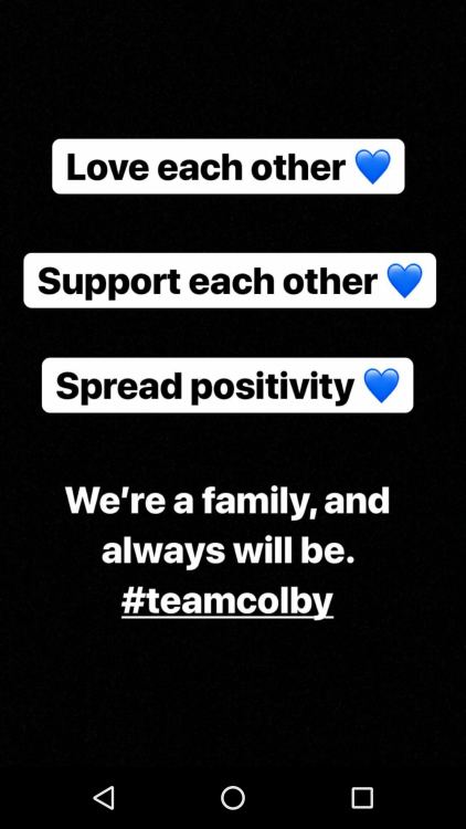 Reason why I LOVE Colby. Always spreading positivity, I look up to this man so much