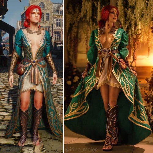 cosplay-galaxy - Triss Merigold from the Witcher by Irina Meier