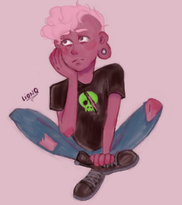 also decided to draw lars in his cute pink form
