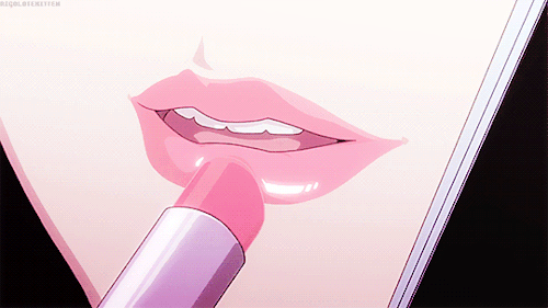 Image result for anime lip gif
