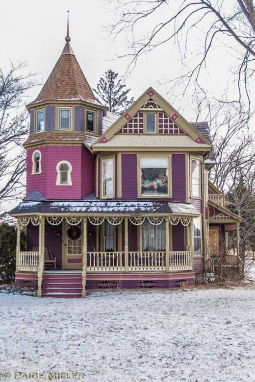 steampunktendencies - Snowy Victorian Houses (Part 2) (Part...