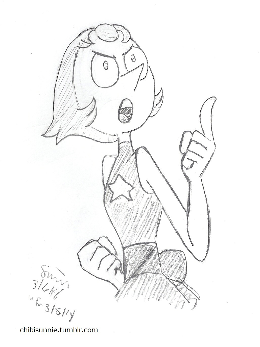 This is from March 5th 2018 and it’s Pearl from Steven Universe!