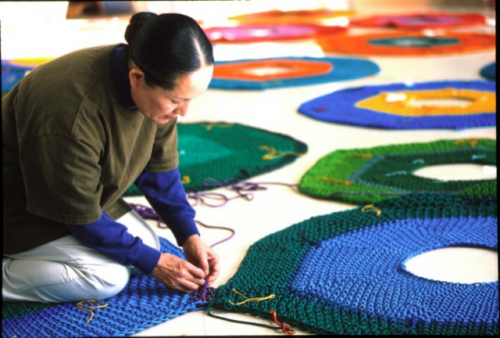 wetheurban - Crochet Playgrounds by Toshiko Horiuchi...