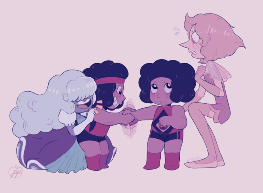 a little too eager there, garnet
