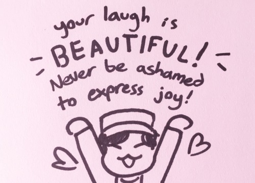 ebip - your laugh isn’t embarrassing !!its your pure happiness !!