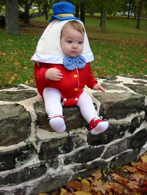theclearlydope:Dear Child in Humpty Dumpty Costume,In 20 years...
