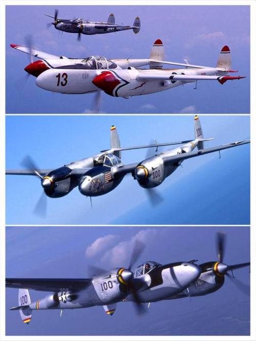 retrowar - P-38 Lightnings 