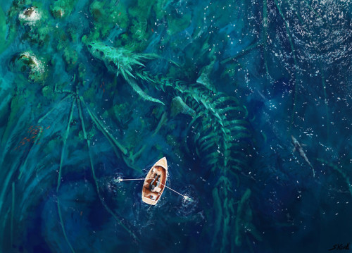 fishwrites - cinemagorgeous - Dragon Bones by artist Stefan...