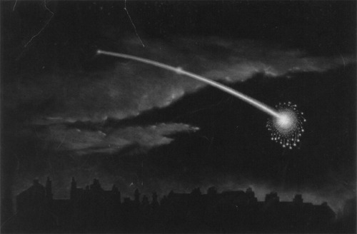 chaosophia218 - A Meteor seen at Paddington, England in 1850.