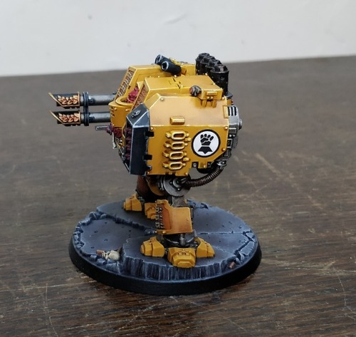 outlander187 - Imperial Fists Venerable Dreadnought all done up
