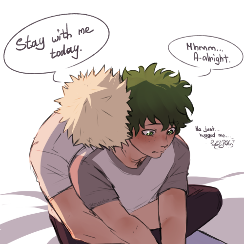 kawaiikrisschan - He wanna be only with his family and Deku on his...