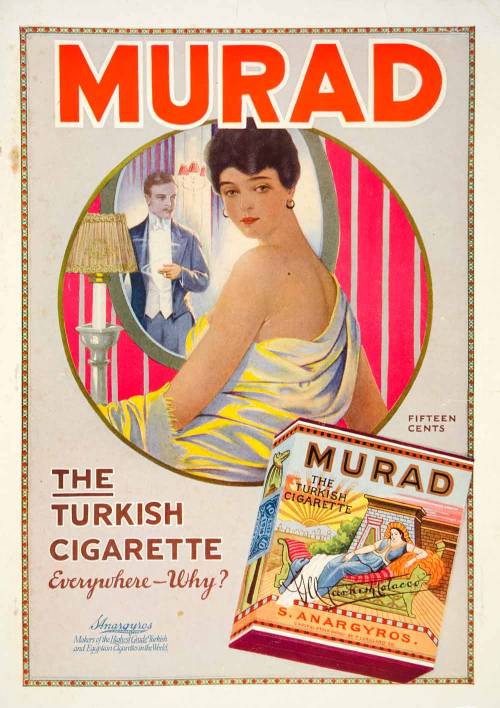 cigarette ad on Tumblr
