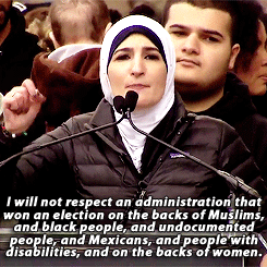 weslehgibbins - Linda Sarsour speaks at the Women’s March on...