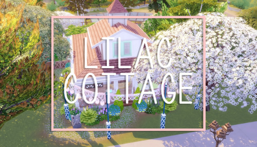 prettysimful - Lilac Cottage - A Sims 4 HomeAnother lil’ house! I...