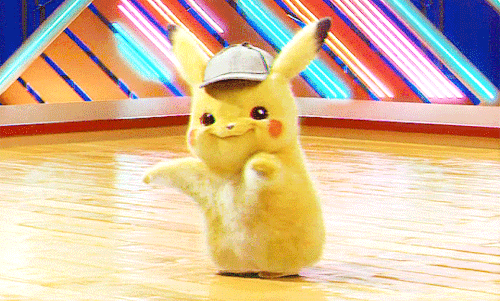 captainpoe:Detective Pikachu dancing!